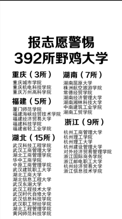 国内70家野鸡大学名单曝光(中国野鸡大学名单表)插图5