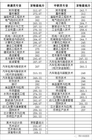 内江职业技术学校录取线(内江职业技术学校单招录取线)插图3