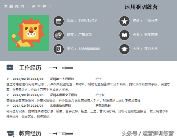 个人求职简历模板(有免费的简历模板)插图7